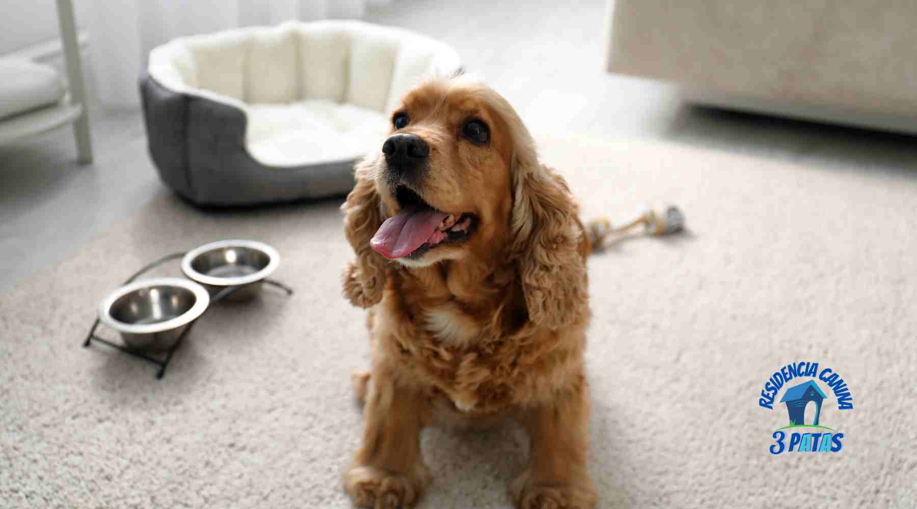 Perro en residencia canina 3 patas